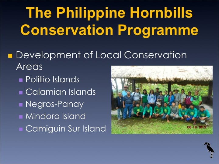 Dr. William Oliver,  6th International Hornbill Conference - Slide 16