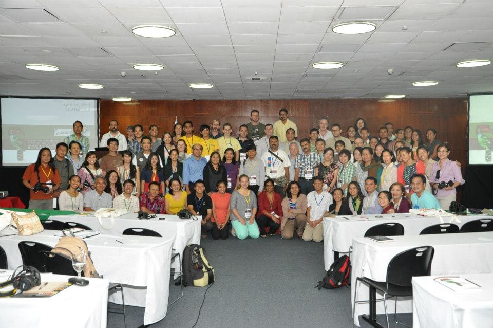 Delegates of the 6th International Hornbill Conference in Manila, the Philippines. Photo by Anthony Arbias