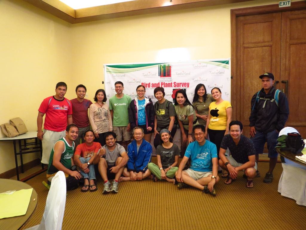 Group photo including WBCP and PNPCSI members, Filinvest and Timberland staff, and guests. Photo by Vincent Lao
