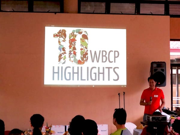 The Top 10 WBCP Highlights presented by outgoing President Mike Lu.  Photo by Irene Dy.