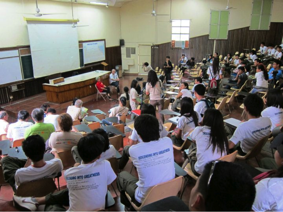 A lecture with bird experts held in Silliman University during the 7th Philippine Bird Festival. Photo by Cristina Cinco.